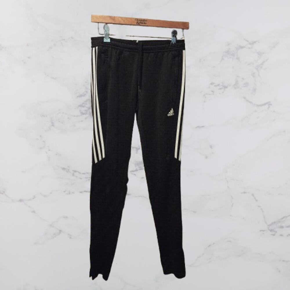 Adidas Climacool Black White Stripes Workout Pant XS